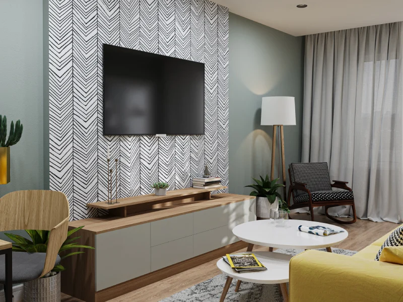 Urban Sunshine Living Room Design